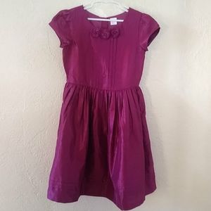 Gymboree Dark Purple Girls Polyester Party Dress